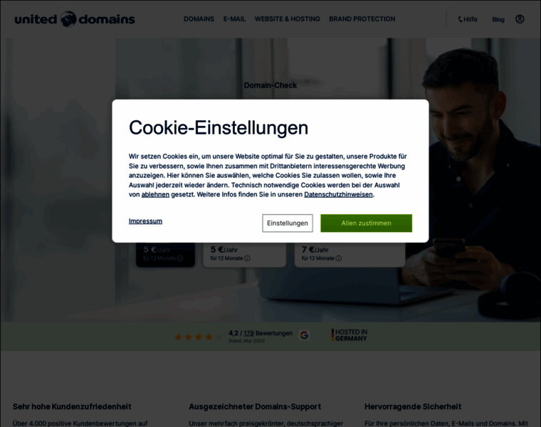 United-domains.de thumbnail United-domains.de thumbnail