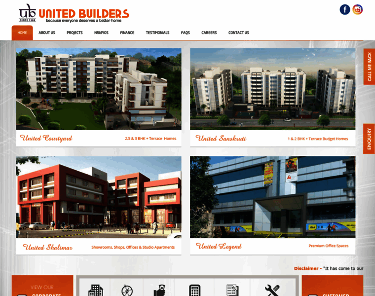 Unitedbuilders.in thumbnail