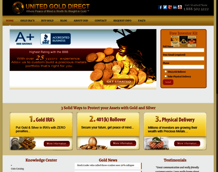 Unitedgolddirect.com thumbnail