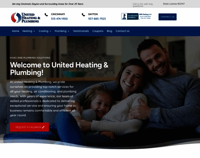 Unitedheatingandplumbing.com thumbnail