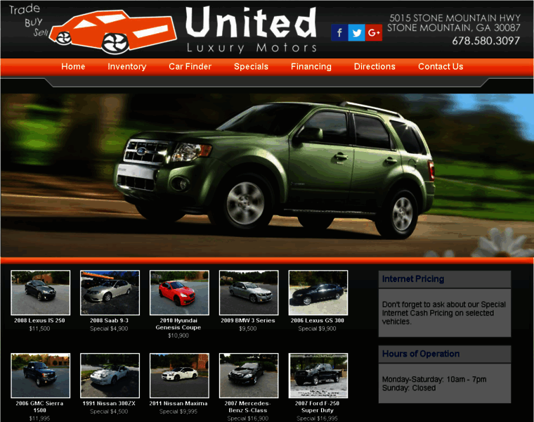 Unitedluxurymotors.com thumbnail
