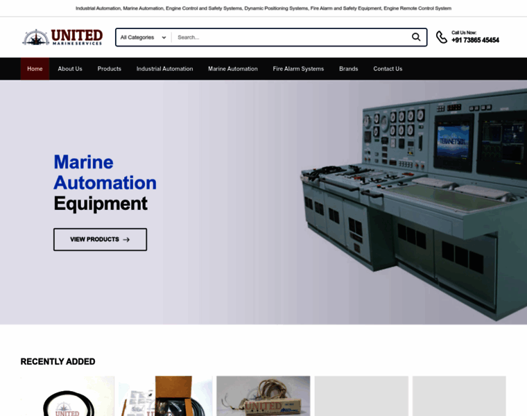 Unitedmarineservices.in thumbnail
