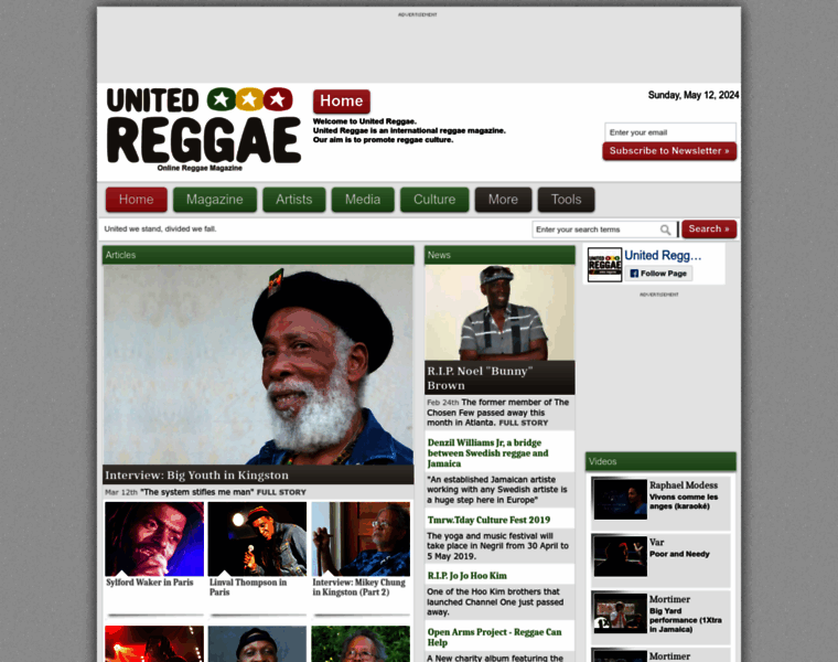 Unitedreggae.com thumbnail