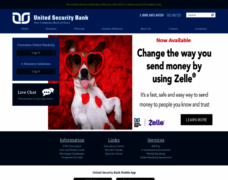 Unitedsecuritybank.com thumbnail
