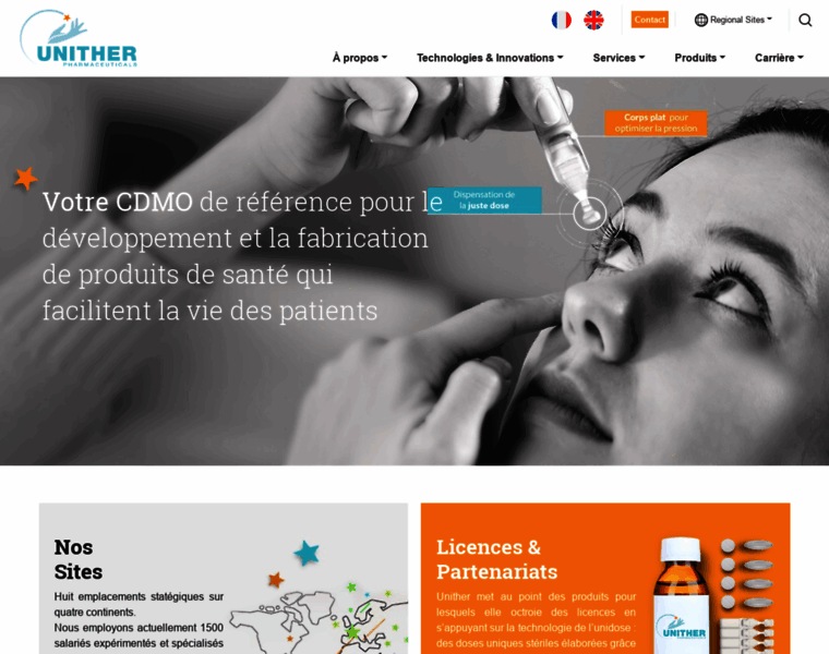 Unither-pharma.com thumbnail