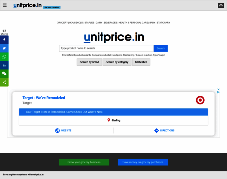 Unitprice.in thumbnail