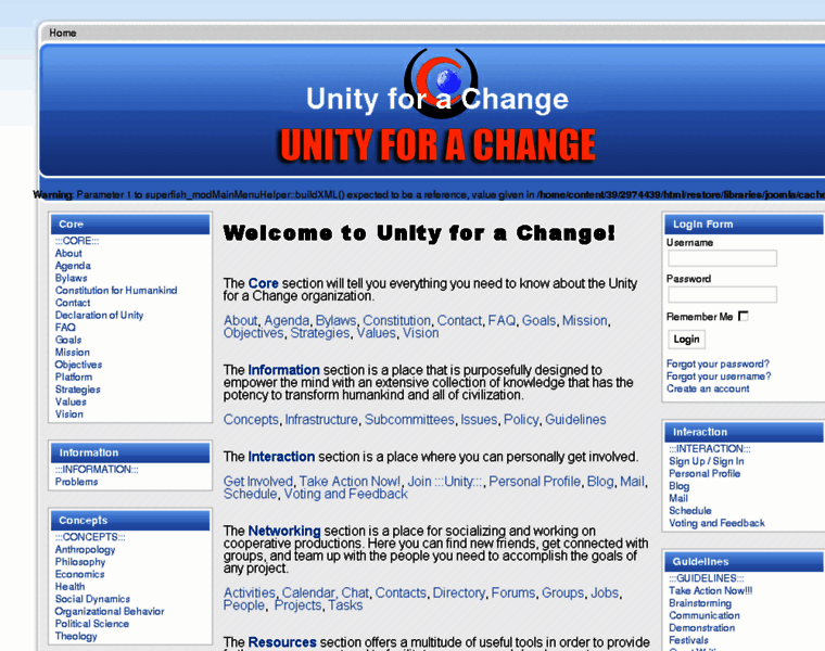 Unityforachange.com thumbnail Unityforachange.com thumbnail