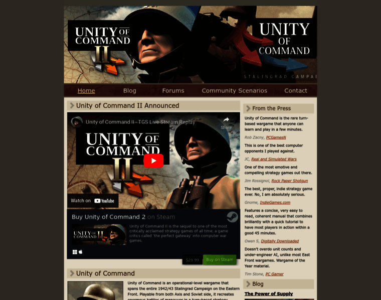 Unityofcommand.net thumbnail