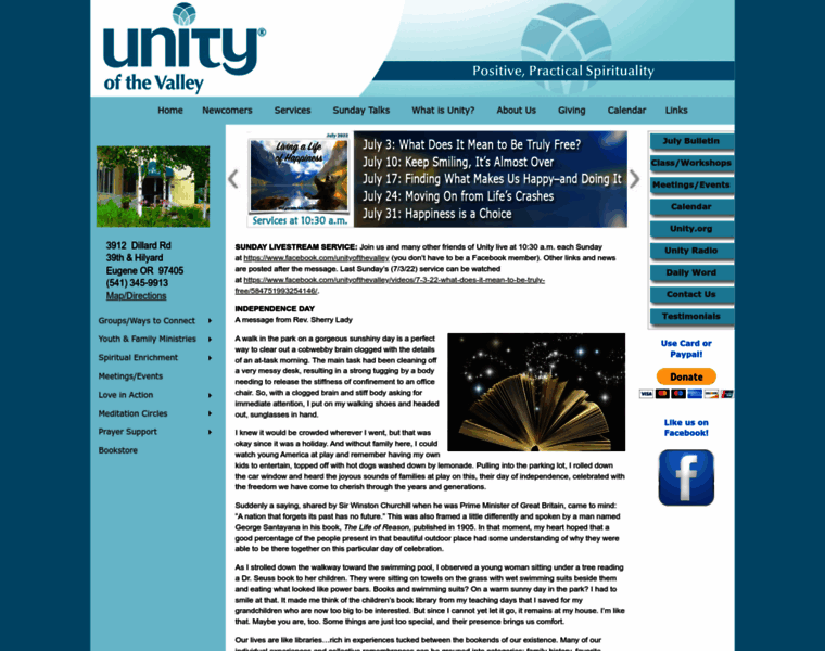 Unityofthevalley.org thumbnail