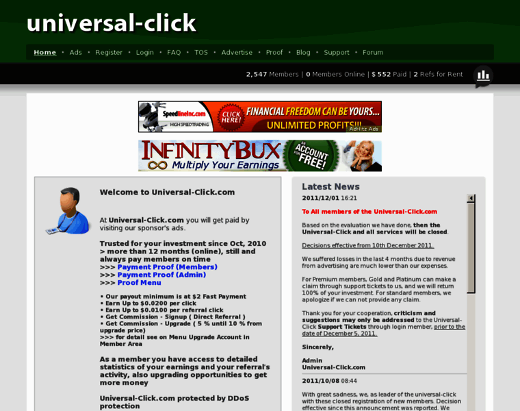 Universal-click.com thumbnail