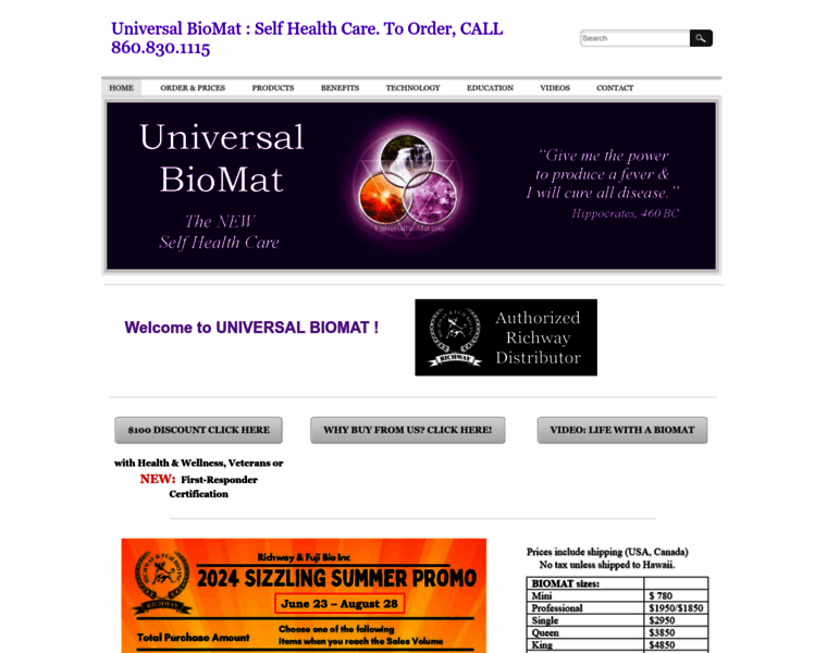 Universalbiomat.com thumbnail