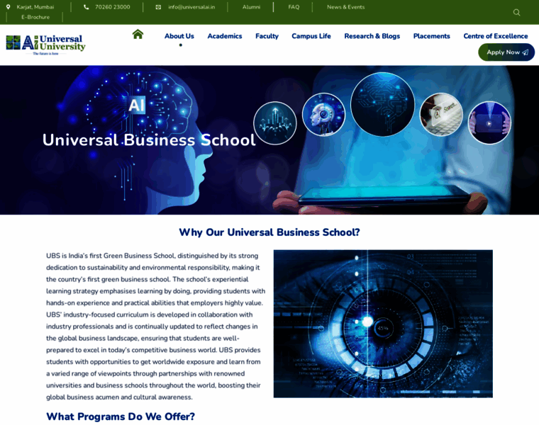 Universalbusinessschool.com thumbnail