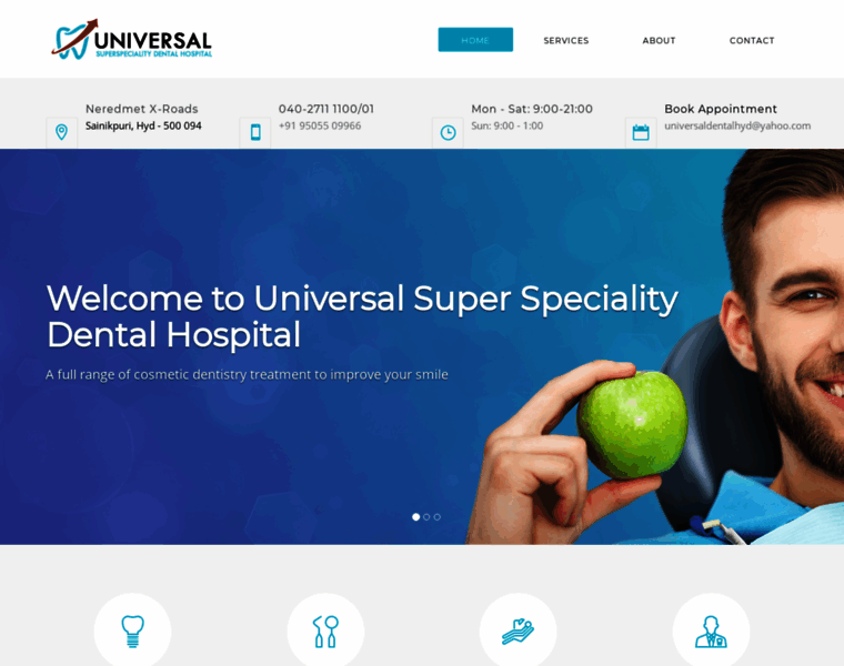 Universaldentalhospital.com thumbnail