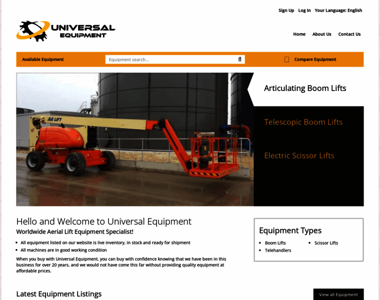 Universalequipment.net thumbnail