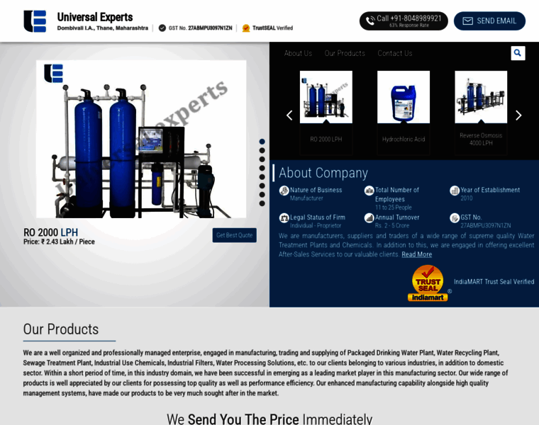 Universalexperts.co.in thumbnail