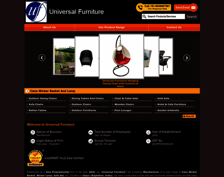 Universalfurniture.co.in thumbnail