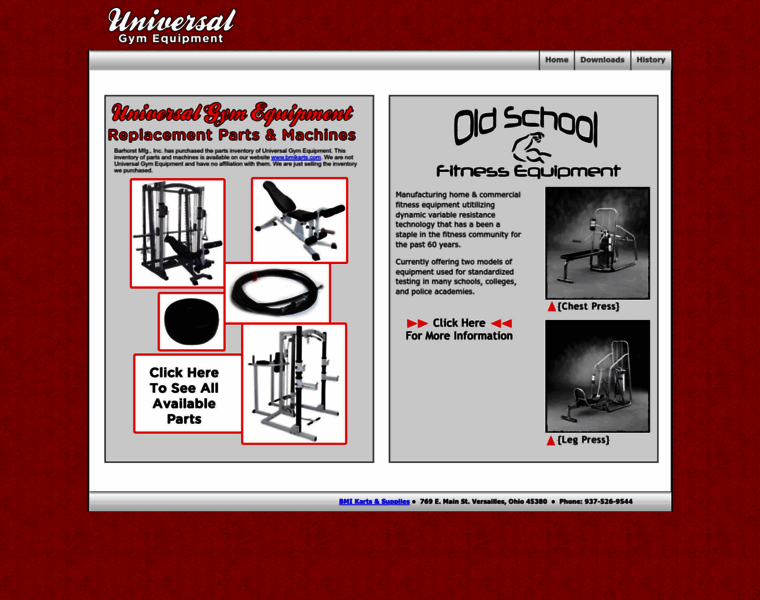 Universalgymequipment.com thumbnail