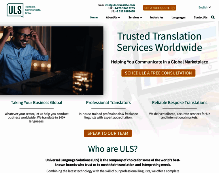 Universallanguagesolutions.com thumbnail Universallanguagesolutions.com thumbnail