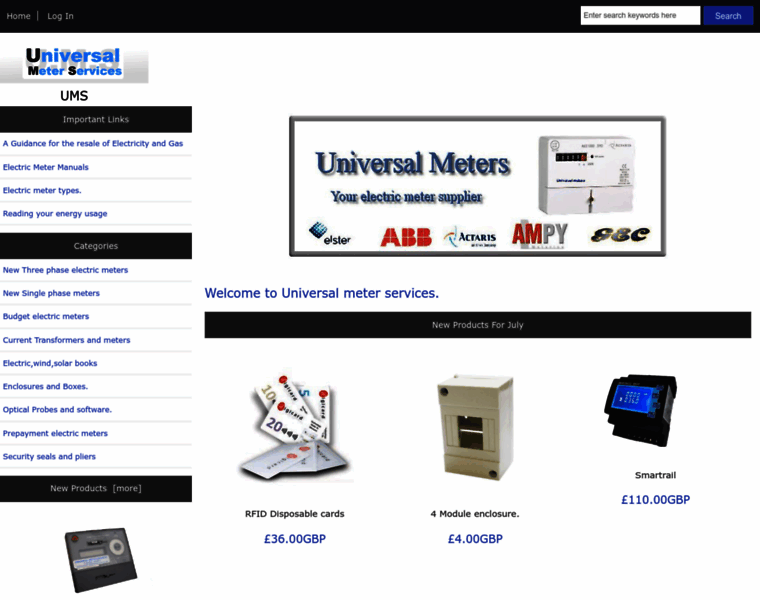 Universalmeterservices.co.uk thumbnail