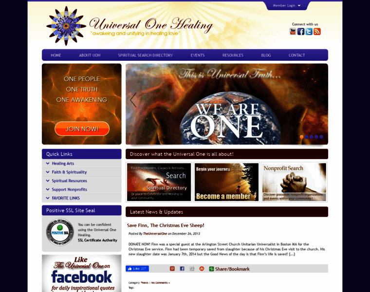 Universalonehealing.com thumbnail