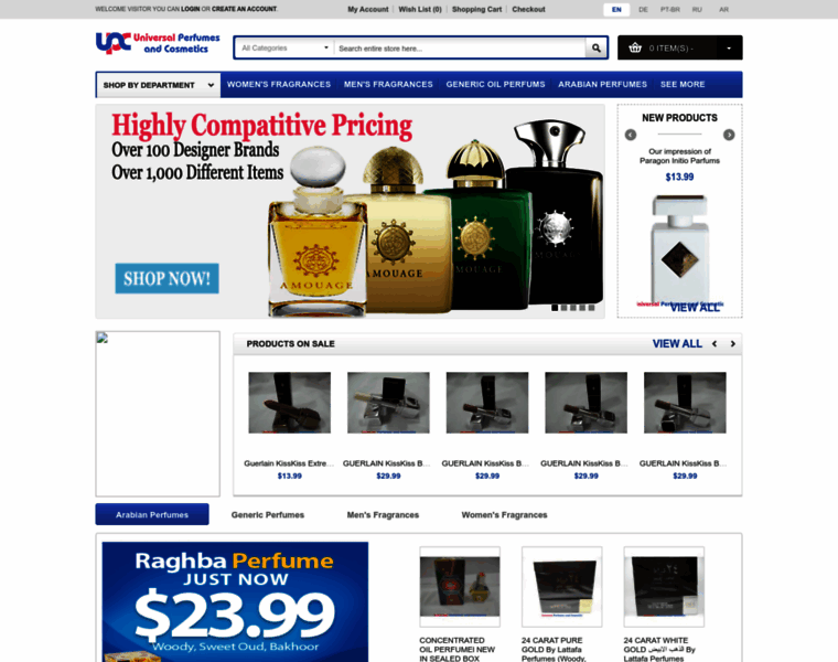 Universalperfumesandcosmetics.com thumbnail