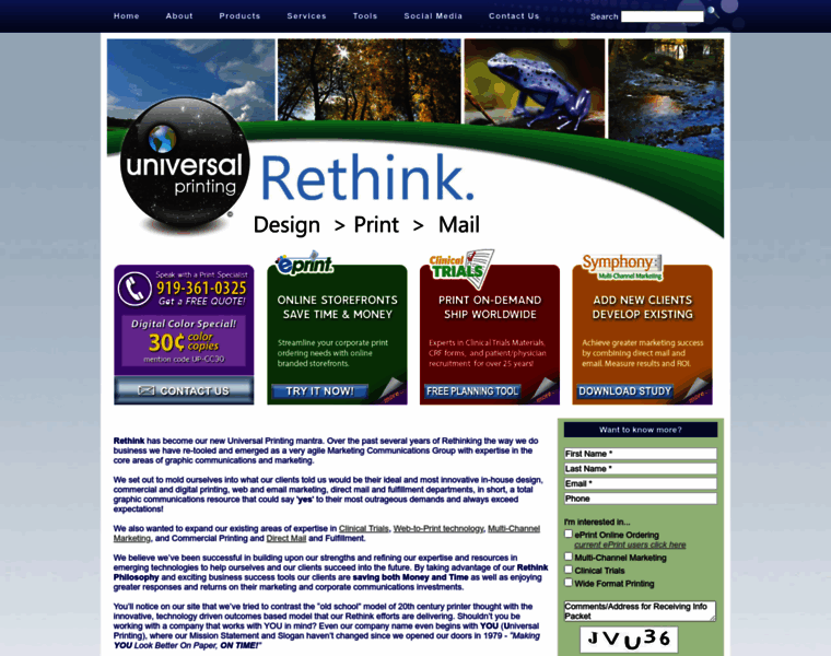 Universalprinting.com thumbnail