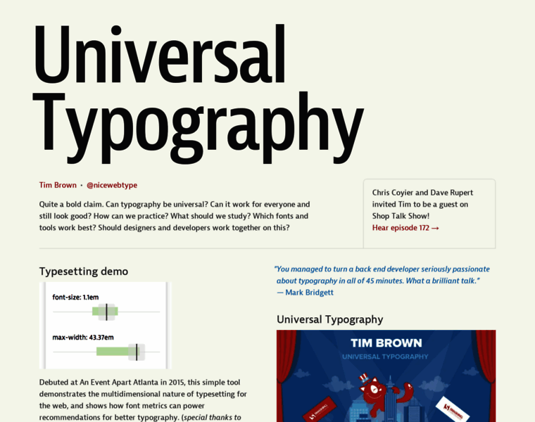 Universaltypography.com thumbnail