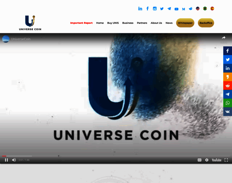 Universecoin.io thumbnail
