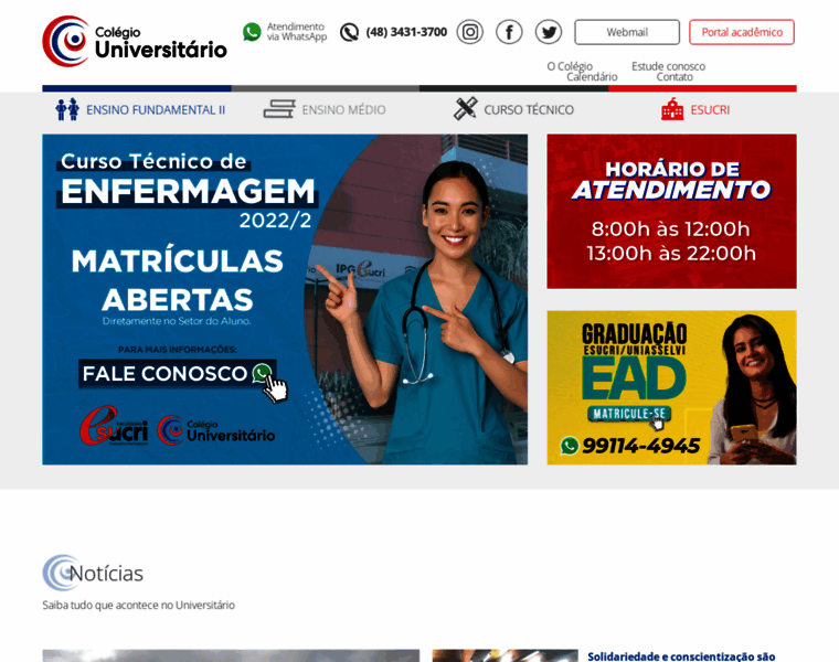 Universitariocriciuma.com.br thumbnail