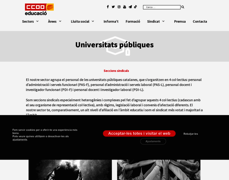 Universitats.ccoo.cat thumbnail