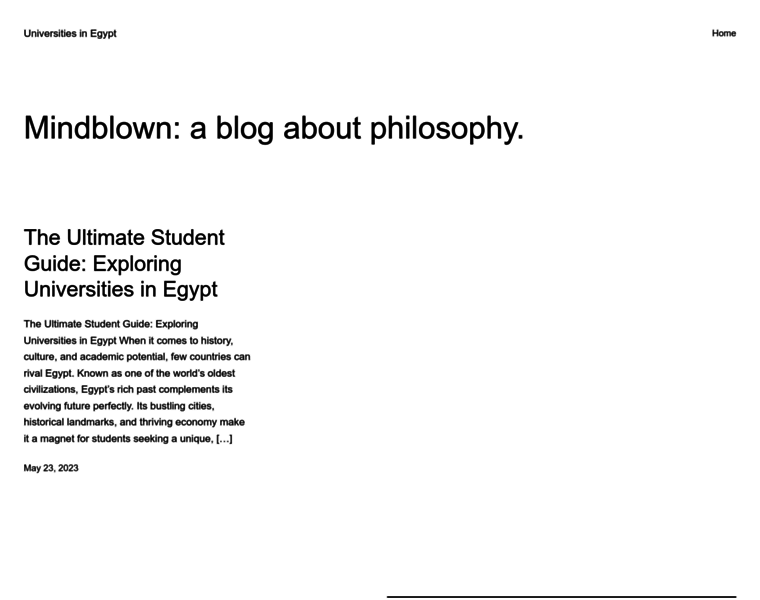 Universitiesinegypt.com thumbnail