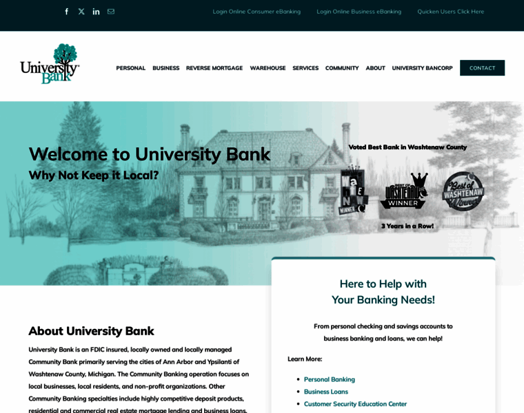University-bank.com thumbnail