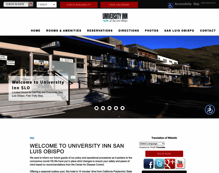 Universityhotelsanluisobispo.com thumbnail