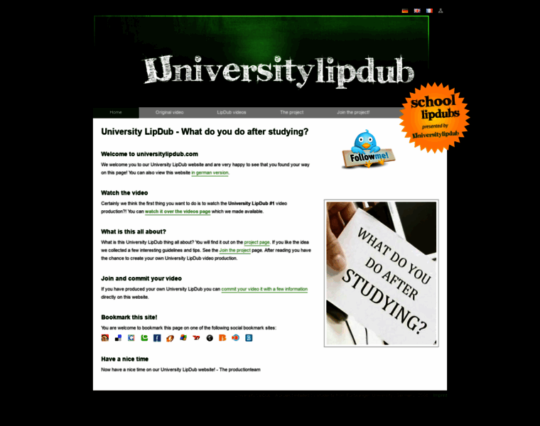 Universitylipdub.com thumbnail