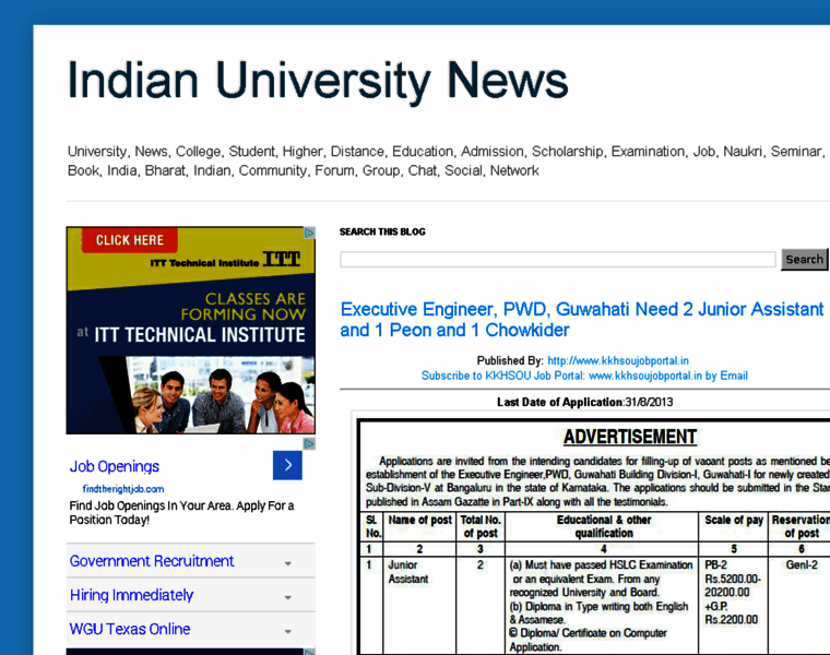 Universitynews.co.in thumbnail
