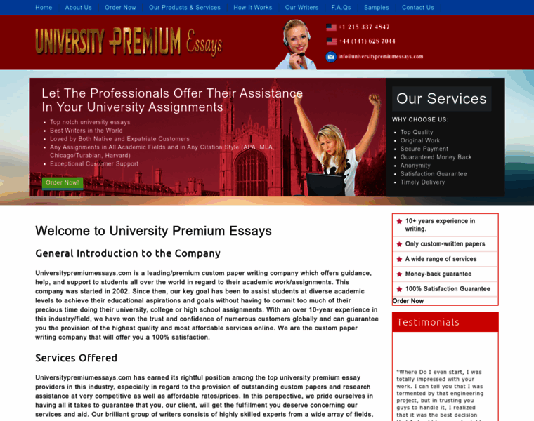 Universitypremiumessays.com thumbnail