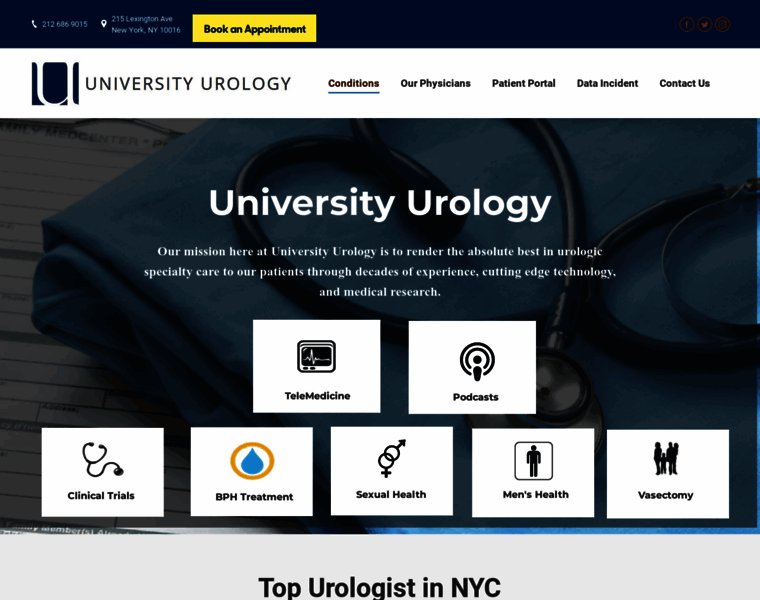 Universityurology.com thumbnail
