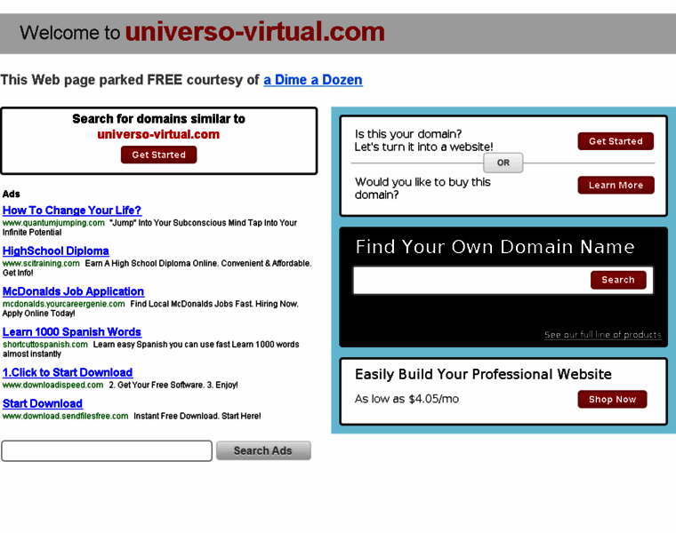 Universo-virtual.com thumbnail