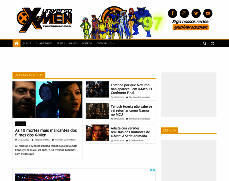 Universoxmen.com.br thumbnail
