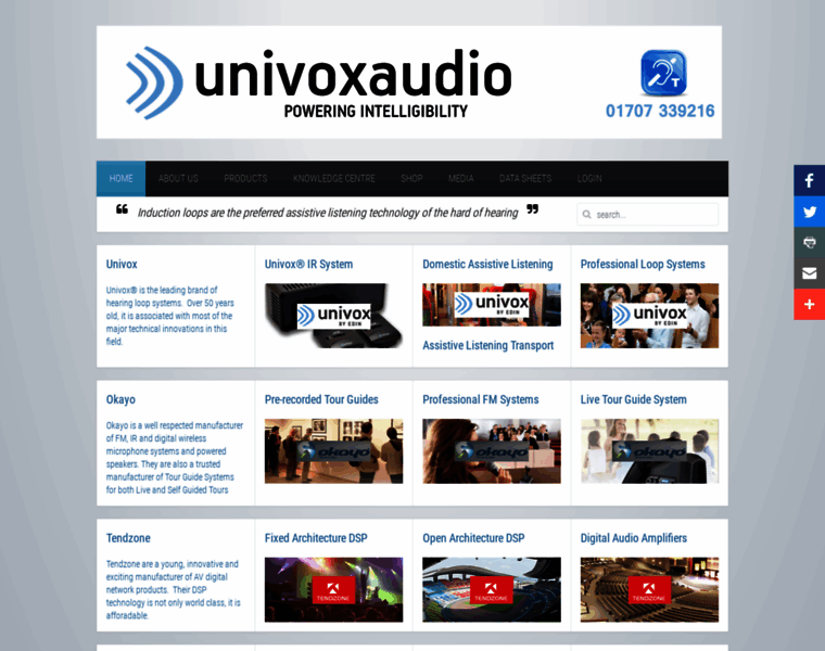 Univoxaudio.co.uk thumbnail