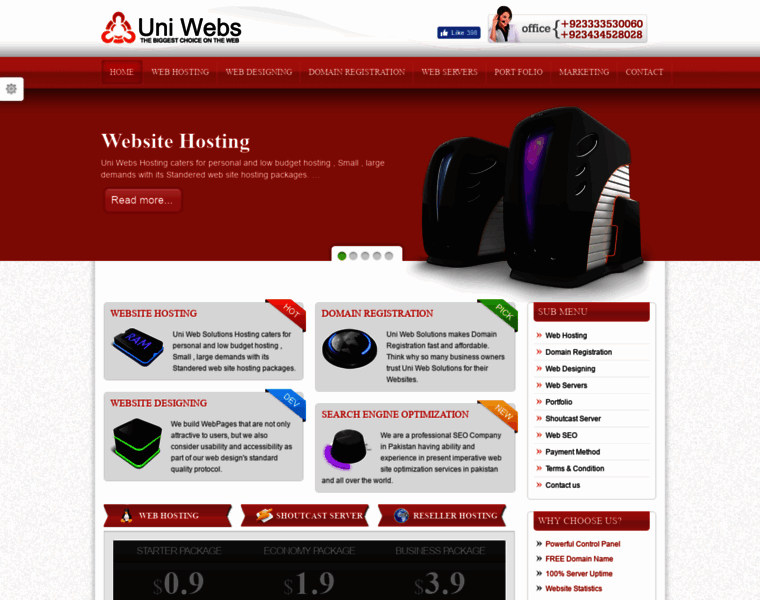 Uniwebs.com.pk thumbnail