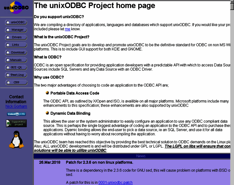 Unixodbc.org thumbnail