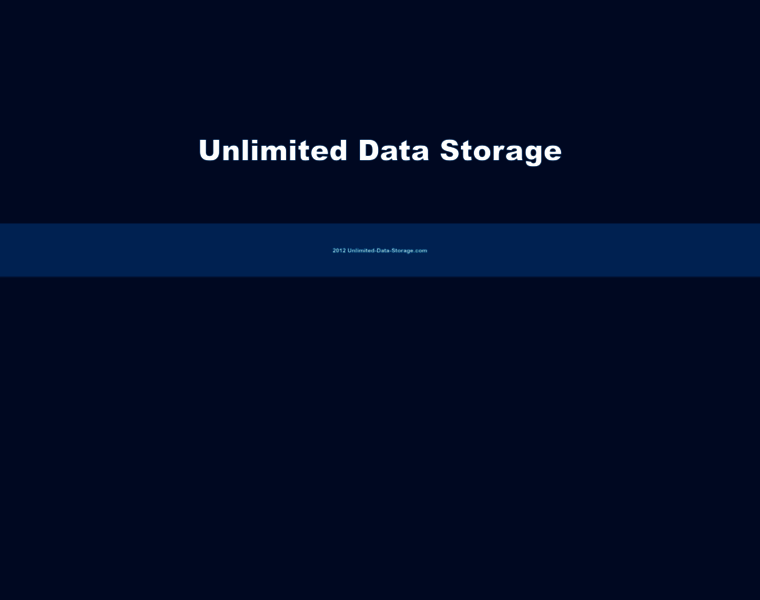Unlimited-data-storage.com thumbnail