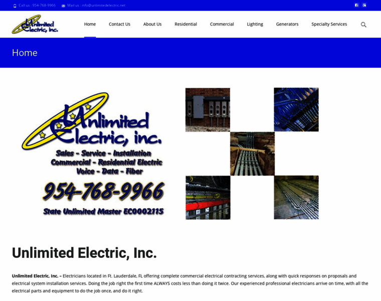 Unlimitedelectric.net thumbnail