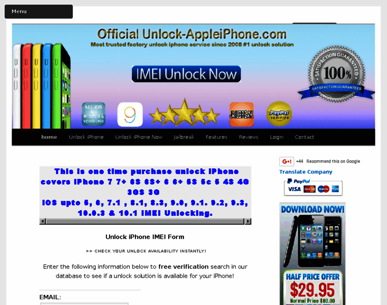 Unlock-appleiphone.com thumbnail