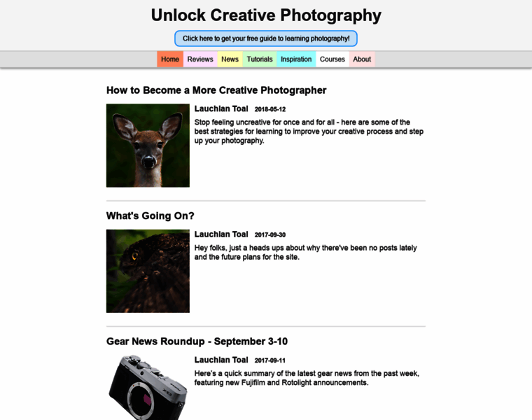 Unlockcreativephotography.com thumbnail
