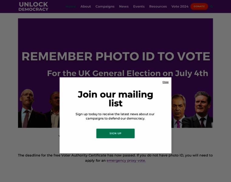 Unlockdemocracy.org.uk thumbnail