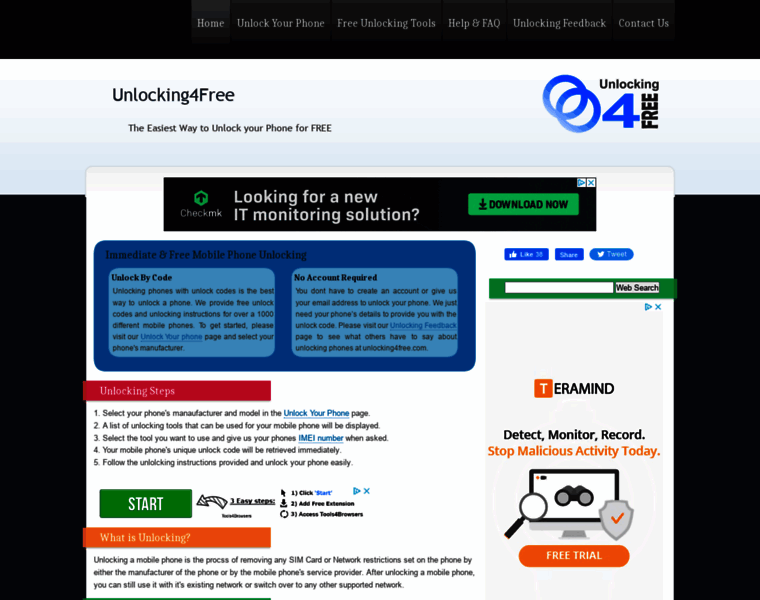 Unlocking4free.com thumbnail