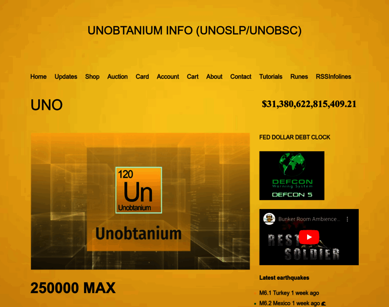 Unobtanium.info thumbnail