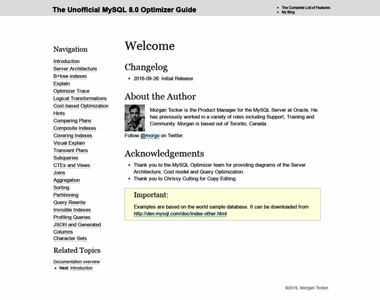 Unofficialmysqlguide.com thumbnail